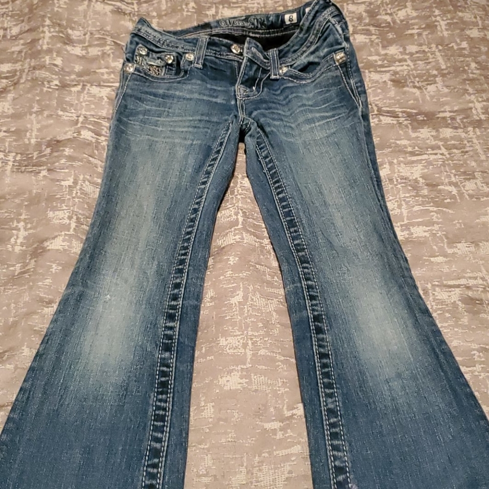 (GIRLS SIZE 8 ) Miss Me Jeans